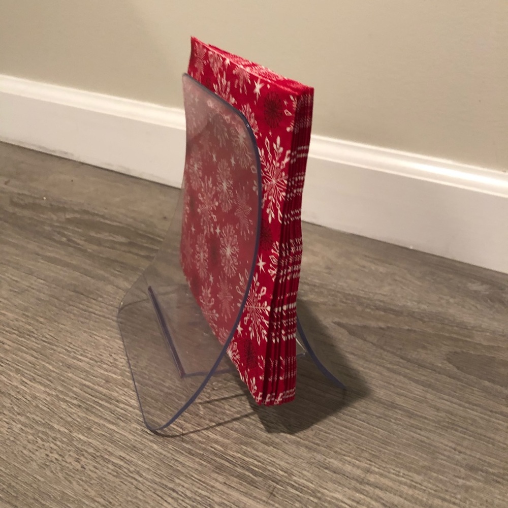 Clear IKEA Napkin Holder